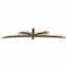 Ekena Millwork Davenport Rough Sawn Timber Gable Bracket, Douglas Fir, 108"W x 22"H x 4"D x 4"F, 5/12 Pitch GBW108X22X0404DAV00RDF - alternate 2